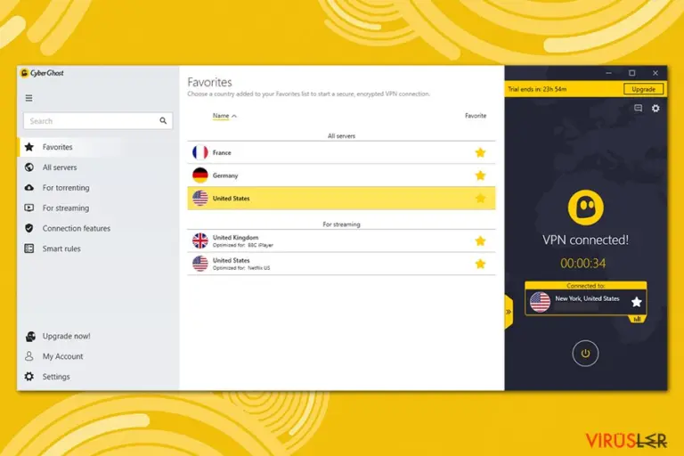 CyberGhost UI