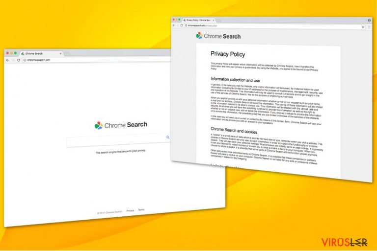 Chromesearch.win virüsü örneği