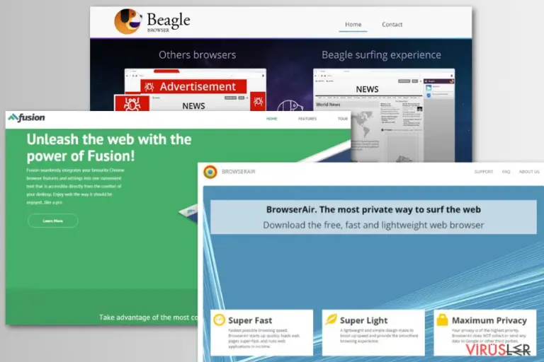 Chromium fake browser examples