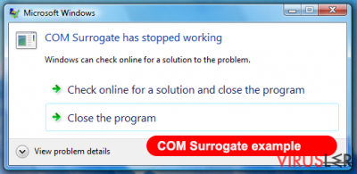 COM surrogate virus