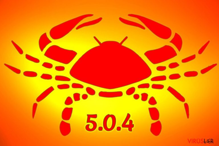 GandCrab 5.0.4 fidye yazılımı
