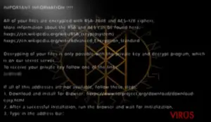 Odin virus easily encrypts files