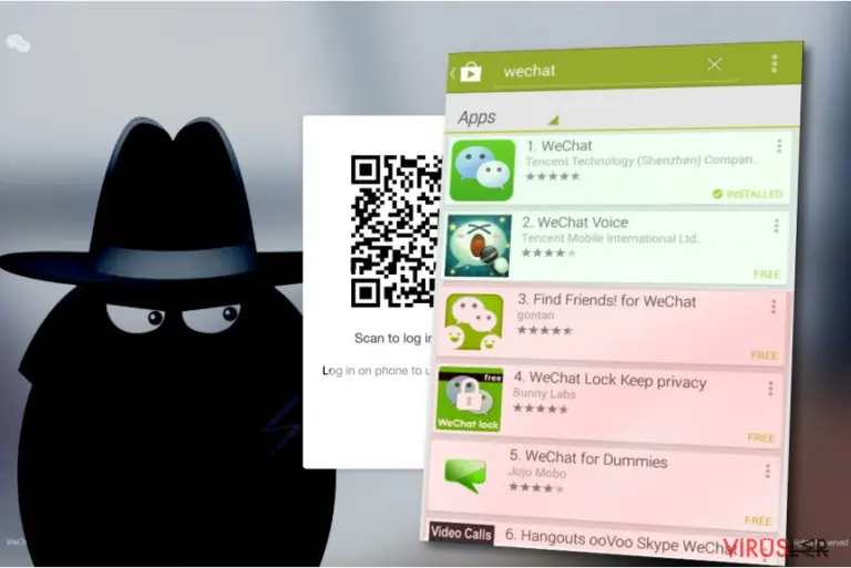 WeChat virus